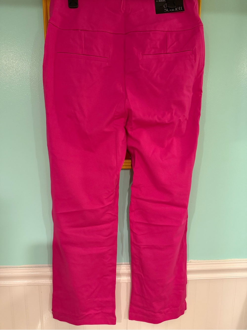 NWT Dear Scarlett Magic Straight Pants in Hot Pink - Size XL - Picture 3 of 7